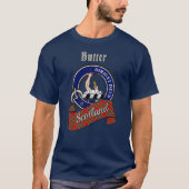 バタークランバッジとタータン Tシャツ (正面)