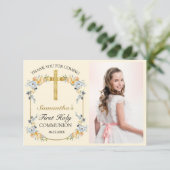 バタークリかわいらしームフローラ第1聖餐式 サンキューカード (スタンド正面)