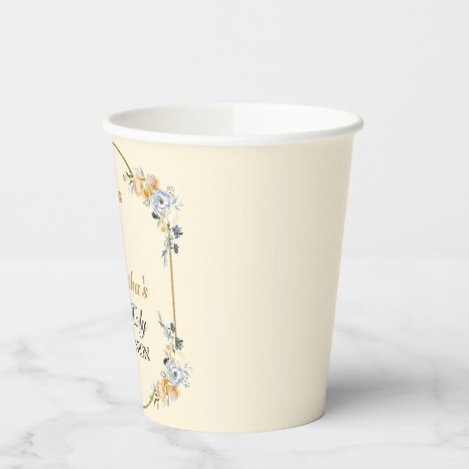 バタークリエレガントームフローラ第1聖餐式 紙コップ (左)