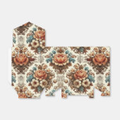 バタークリファンシーームフローラ湾曲形 フェイバーボックス (折り畳みなし)