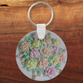 バタークリームアイシングバラ キーホルダー (正面)