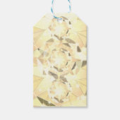 バタークリームイエローシトリンクリスタルアート ギフトタグ (正面)