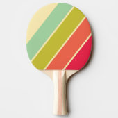 バタークリームウィスパーはっきりしたストライプの 卓球ラケット (裏面)
