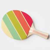 バタークリームウィスパーはっきりしたストライプの 卓球ラケット (横)