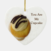 バタークリームカップケーキセラミックオーナメント セラミックオーナメント (裏面)
