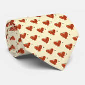 バタークリームハートネックタイ ネクタイ (ロール)