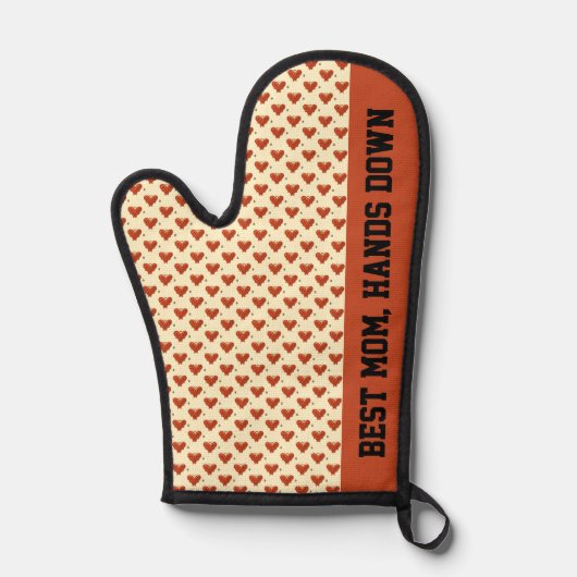 バタークリームハート 鍋つかみ (正面)