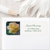 バタークリームバラ住所 シール (インサイチュ)