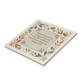 バタークリームファームハウスフローラフレームバイブルバース タイル (側面)