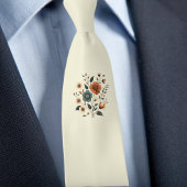 バタークリームフローラブーケ ネクタイ