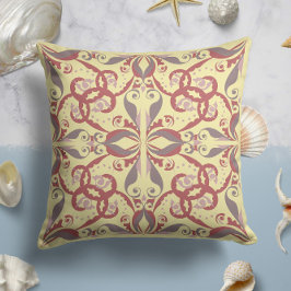 バタークリ華美ームイエローのエレガンス クッション