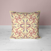 バタークリ華美ームイエローのエレガンス クッション