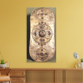 バターシーシールド、紀元前350-50年 キャンバスプリント (インサイチュ (リビング))