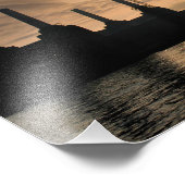 バターシーパワーステーションリバーテムズロンドン フォトプリント            (角)