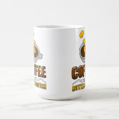 バタースコッチのマグが付いているコーヒー! コーヒーマグカップ (中央)