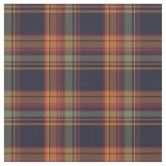 バタースコッチの格子縞 ファブリック (クローズアップ)
