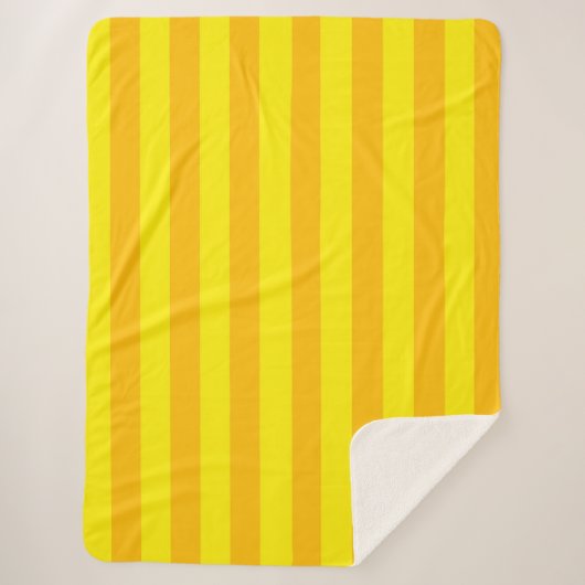 バタースコッチストライプシャーパブランケット シェルパブランケット (正面)