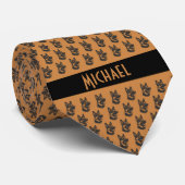 バタースコッチブラウンドイツシェパード ネクタイ (ロール)