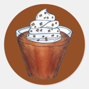 バタースコッチプディングホイップクリーム南食品 ラウンドシール