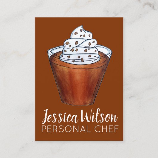 バタースコッチプディングホイップクリーム南食品 名刺 (正面)