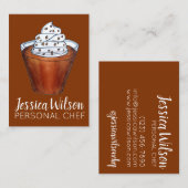 バタースコッチプディングホイップクリーム南食品 名刺 (正面/裏面)