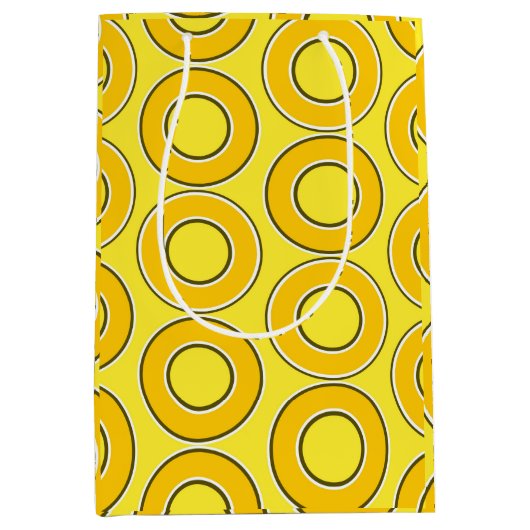 バタースコッチレトロドーナツ ミディアムペーパーバッグ (正面)