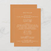 バタースコッチ結婚座標の詳細 エンクロージャーカード (正面/裏面)