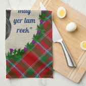 バタースコットランド犬キッチンタオル キッチンタオル (四つ折り)