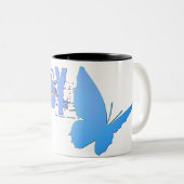 バタースパイ。 ツートーンマグカップ (正面右)