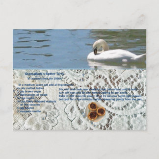 バタータルトレシピはがき ポストカード