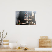 バターティーの作り方（写真：David Berry） ポスター (キッチン)