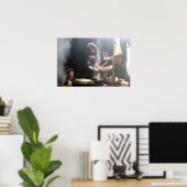 バターティーの作り方（写真：David Berry） ポスター (ホームオフィス)