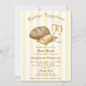 バタートゥーパンとバターブライダルシャワー 招待状 (正面)