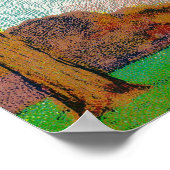 バターナッツコーヒーラベルOmaha, NE ポスター (角)