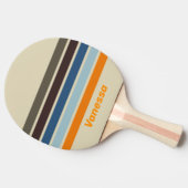 バターナッツ フェード アクロス ストライプ ネーム付き 卓球ラケット (横)