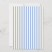 バターバースデーパーティー料理パーティー 招待状 (裏面)