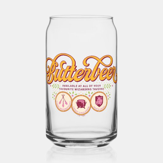 バタービール™は魔法使いの酒場でお楽しみいただけます ガラス缶 (正面)