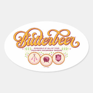 バタービール™ ウィザーディングの酒場で楽しもう 楕円形シール