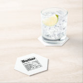 バターファクト成分おもしろいグルメThanksgivin ペーパーコースター (インサイチュ)