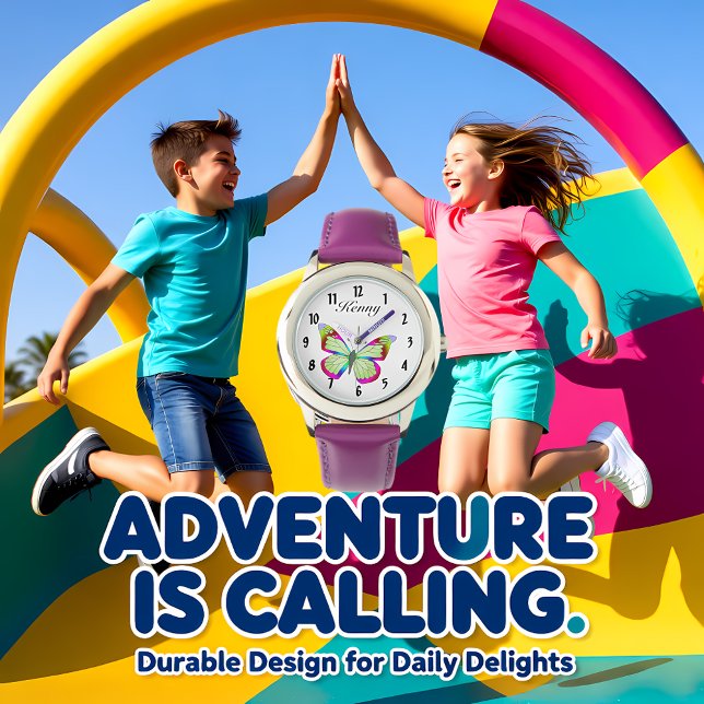 バターフィーはここにいる 腕時計 (クリエイターアップロード済み)