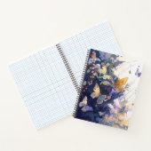 バターフィーポートレート絵画動物の野生生物林 ノートブック (内部)