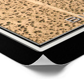 バターフィールドトレイルゴルフコーステキサス州衛星地図 ポスター (角)