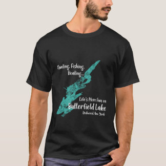バターフィールドレイクレッドウッドニューヨークレイクライフボアチン Tシャツ