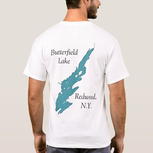 バターフィールドレイクロンペア Tシャツ (裏面)