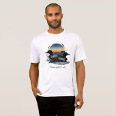 バターフィールド湖のカイツメのペア Tシャツ (正面フル)