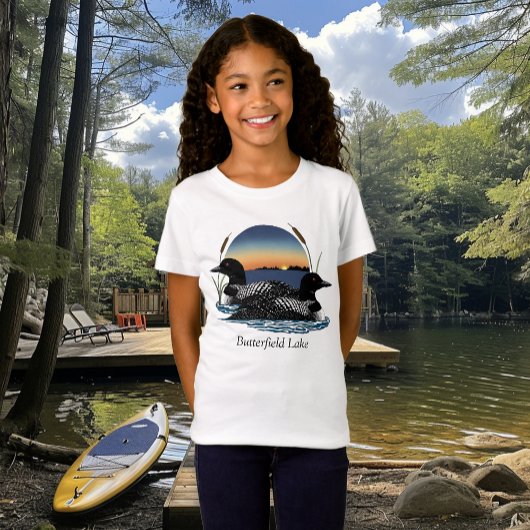 バターフィールド湖の2羽のアオサギ Tシャツ