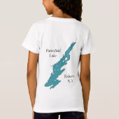 バターフィールド湖の2羽のアオサギ Tシャツ (裏面)