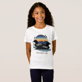 バターフィールド湖の2羽のアオサギ Tシャツ (正面フル)