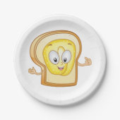 バターフェイスパン ペーパープレート (正面)