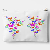 バターフライアートデザイン アクセサリーポーチ (裏面)